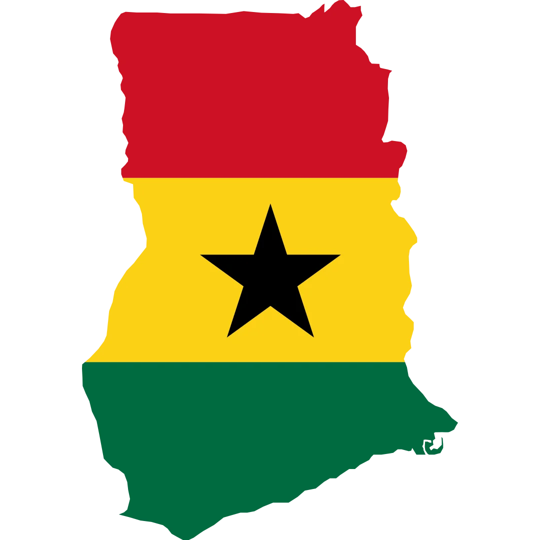 Ghana import export trade map