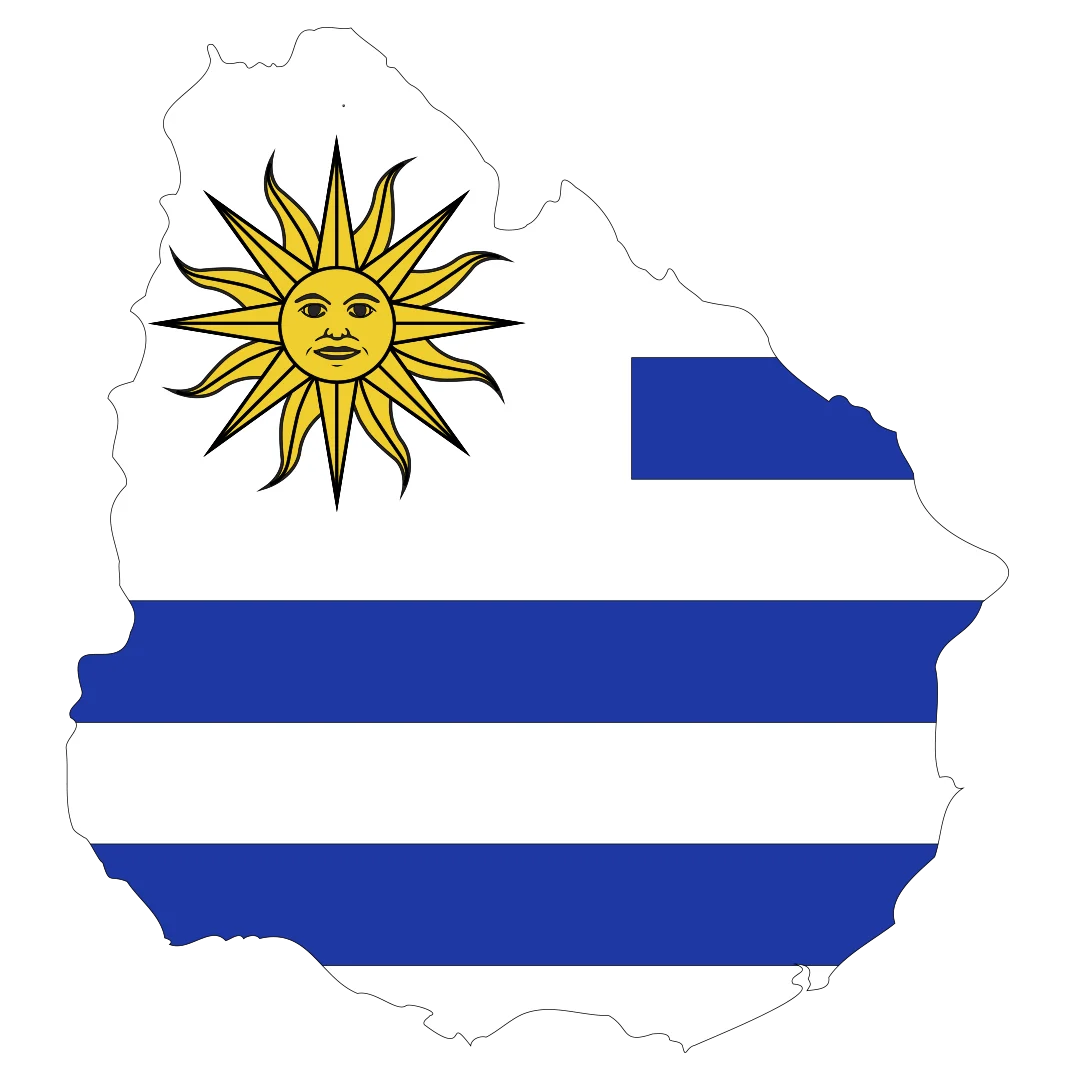 Uruguay import export trade map