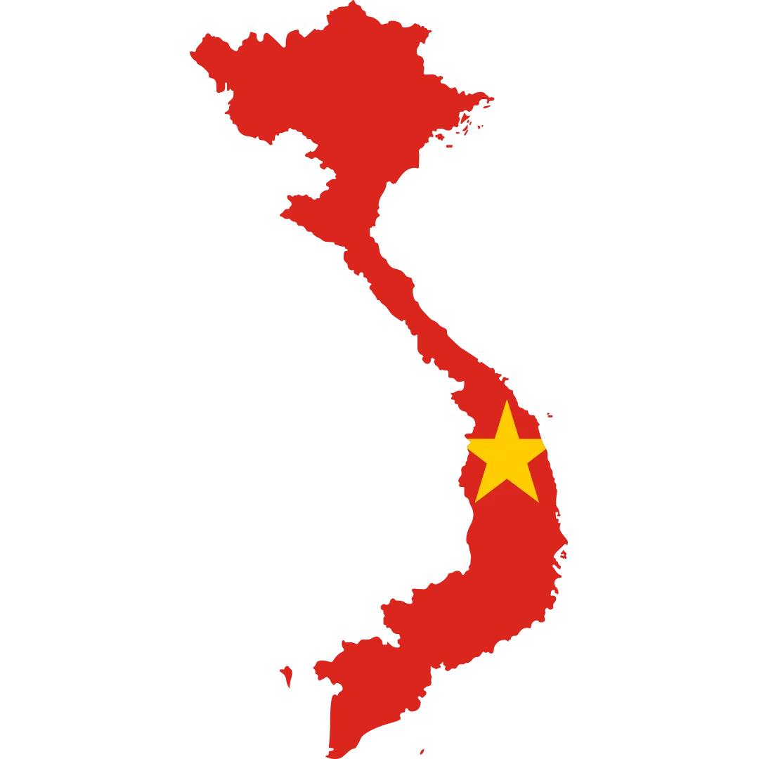 Vietnam import export trade map